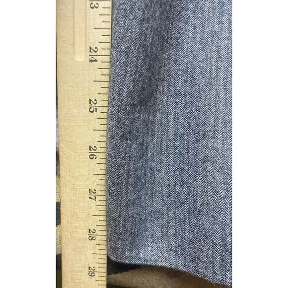 VTG Curlee 2 Piece Suit Mens 46 Gray Virgin Wool Sport Coat Blazer Dress Pants‎